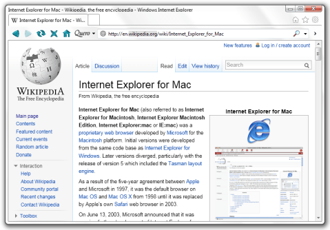 internet explorer for mac download 2018
